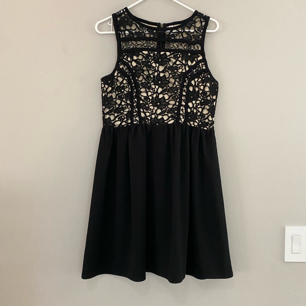 Xhilaration dress with crocheted detail size large